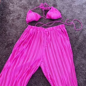 Steve Madden hot pink two piece set